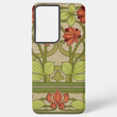 Frieze Border Art Nouveau Floral Samsung Galaxy Hoesje (Achterkant)