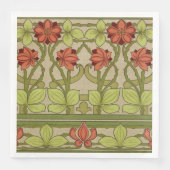 Frieze Border Art Nouveau Floral Servet (Voorkant)