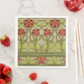 Frieze Border Art Nouveau Floral Servet (Insitu)
