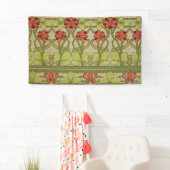 Frieze Border Art Nouveau Floral Spandoek (Insitu)