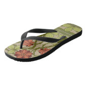 Frieze Border Art Nouveau Floral Teenslippers (Schuin)