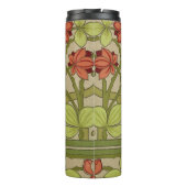 Frieze Border Art Nouveau Floral Thermosbeker (Achterkant)