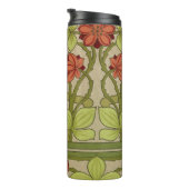 Frieze Border Art Nouveau Floral Thermosbeker (Geroteerd rechts)