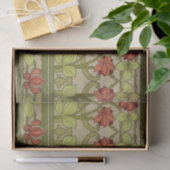 Frieze Border Art Nouveau Floral Tissuepapier (Geschenk)