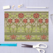 Frieze Border Art Nouveau Floral Tissuepapier (Craft)