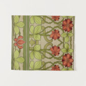 Frieze Border Art Nouveau Floral Wandkleed (Voorkant (horizontaal))