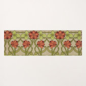 Frieze Border Art Nouveau Floral Yogamat (Achterkant (horizontaal))