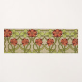 Frieze Border Art Nouveau Floral Yogamat (Voorkant (horizontaal))