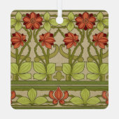 Frieze Border Art Nouveau Wallpaper Metalen Ornament (Achterkant)