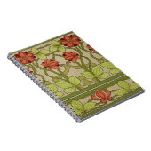 Frieze Border Art Nouveau Wallpaper Notitieboek (Rechterzijde)