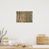 Frieze die een gespleten geest afschildert poster (Keuken)