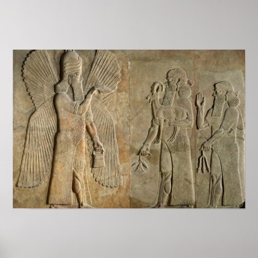 Frieze die een gespleten geest afschildert poster (Voorkant)