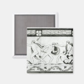 Frieze op de pilaar van de Grotta del Magneet (Voorkant / Achterkant)