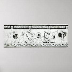 Frieze op de pilaar van de Grotta del Poster
