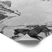 Frieze van de Grotto della Querciola Poster (Hoek)