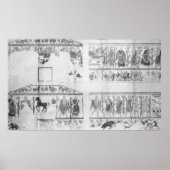 Frieze van de Grotto della Querciola Poster (Voorkant)