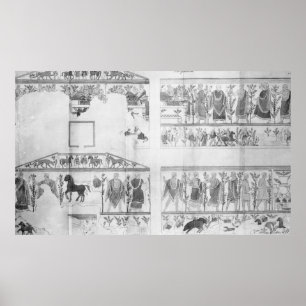 Frieze van de Grotto della Querciola Poster