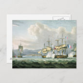 Frigate action in Vizagapatam Road, off India, 18 Briefkaart (Voorkant / Achterkant)