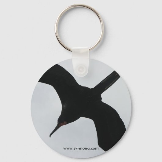 Frigate Bird (Fragata), Galapagos Islands 2 Sleutelhanger (Voorkant)