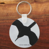 Frigate Bird (Fragata), Galapagos Islands 2 Sleutelhanger (Voorkant)