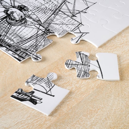 Frigate Puzzle Level 10 Legpuzzel (Zijkant)