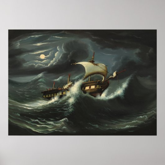 Frigate - Thomas Chambers Fine Art Poster (Voorkant)