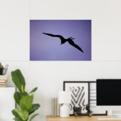 Frigatebird Silhouette Poster (Thuiskantoor)