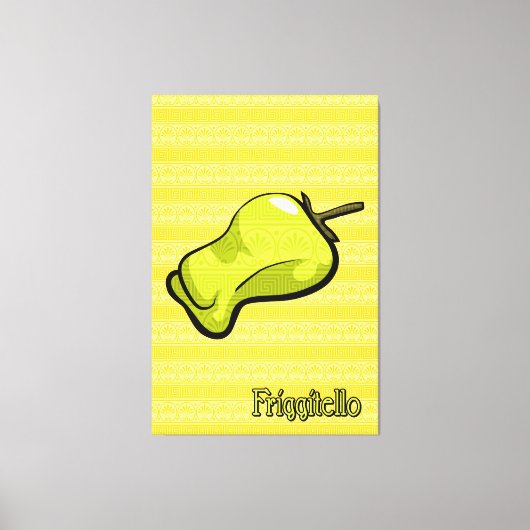 Friggitello Chili Pepper Canvas Art Afdruk (Voorkant)