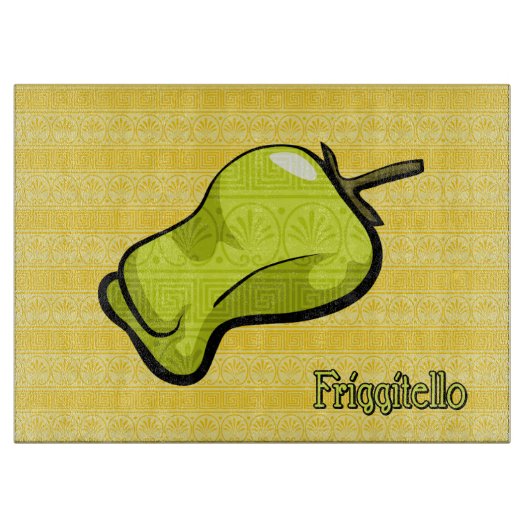 Friggitello Chili Pepper Cutting Board Snijplank (Voorkant)