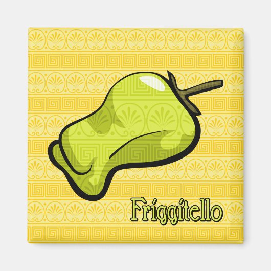 Friggitello Chili Pepper Magnet (Voorkant)