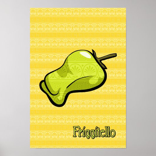 Friggitello Chili Pepper Poster (Voorkant)