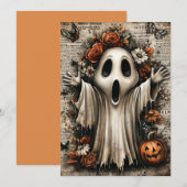 Fright & Delight Halloween Feestdagenkaart (Voorkant / Achterkant)