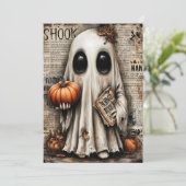 Fright & Delight Halloween Feestdagenkaart (Staand voorkant)