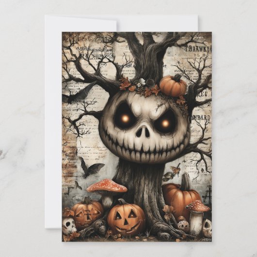 Fright & Delight Halloween Feestdagenkaart (Voorkant)