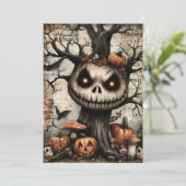 Fright & Delight Halloween Feestdagenkaart (Staand voorkant)