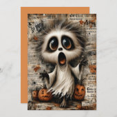 Fright & Delight Halloween Feestdagenkaart (Voorkant / Achterkant)