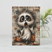 Fright & Delight Halloween Feestdagenkaart (Staand voorkant)