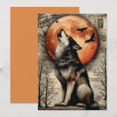 Fright & Delight Halloween Feestdagenkaart (Voorkant / Achterkant)