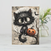 Fright & Delight Halloween Feestdagenkaart (Staand voorkant)