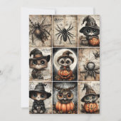 Fright & Delight Halloween Feestdagenkaart (Voorkant)