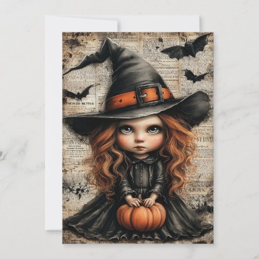 Fright & Delight Halloween Feestdagenkaart (Voorkant)