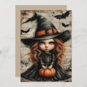 Fright & Delight Halloween Feestdagenkaart (Voorkant / Achterkant)