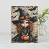 Fright & Delight Halloween Feestdagenkaart (Staand voorkant)