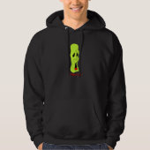 Fright Fest Cartoon Ghoul long-mouw raglan Hoodie (Voorkant)