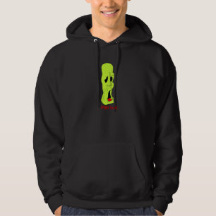 Fright Fest Cartoon Ghoul long-mouw raglan Hoodie