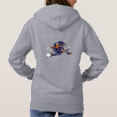 Fright Night Flight: het techachtige Halloween van Hoodie (Achterkant)