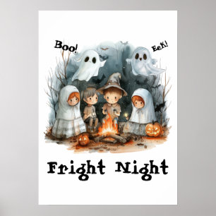 Fright Night Glow - Kostuums, kaarsen en kampvuur Poster