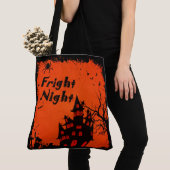 Fright Night Haunted House Tote Bag (Dichtbij)