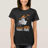 Fright Night Spooky Halloween T-shirt (Voorkant)
