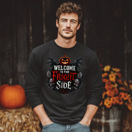 Fright Side Halloween Tri-Blend Shirt